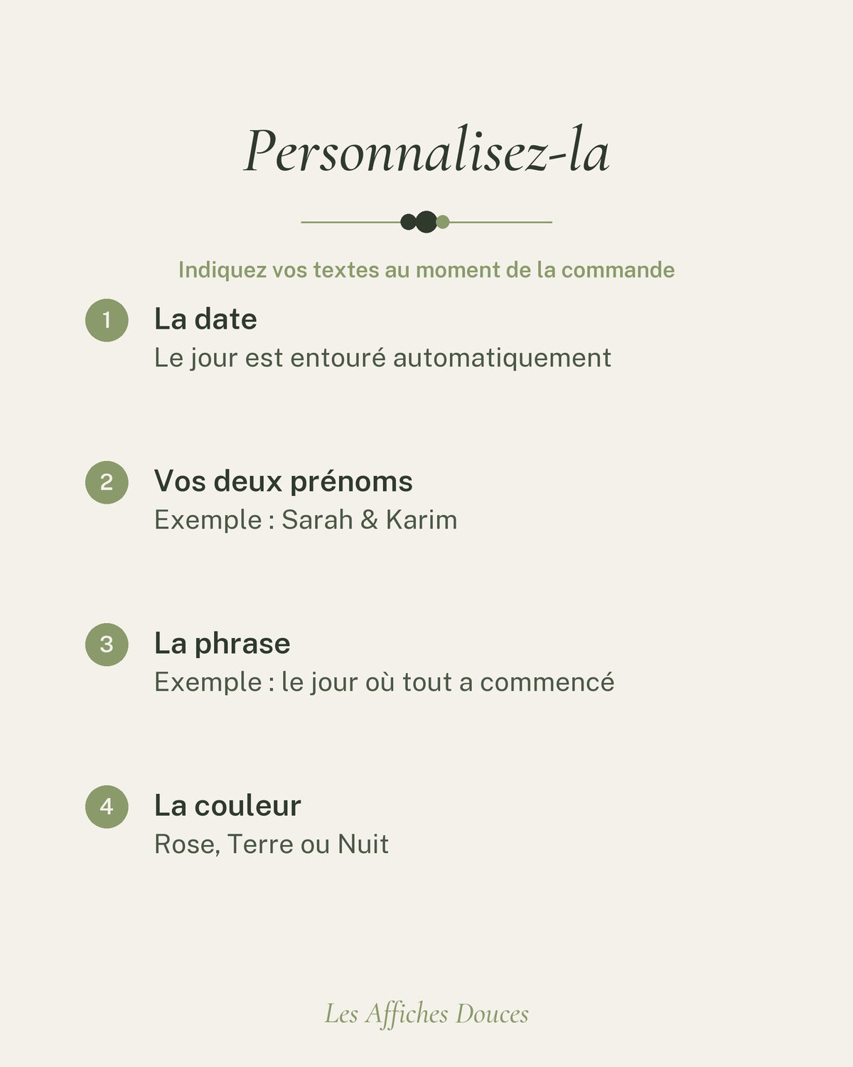 Ce que vous personnalisez sur l’affiche rencontre couple